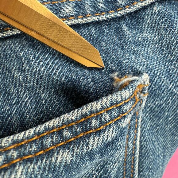 Frame Ilona Hamer High Rise Straight Jeans SZ 30 NWT Luna Wash *Flaws Cotton - Picture 11 of 16